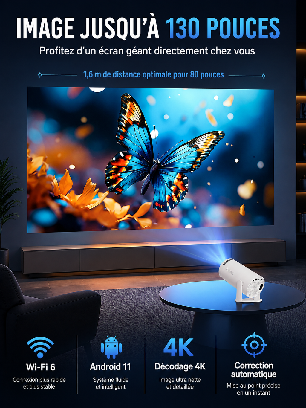 CineDream - Votre Cinéma Portable à Emporter Partout
