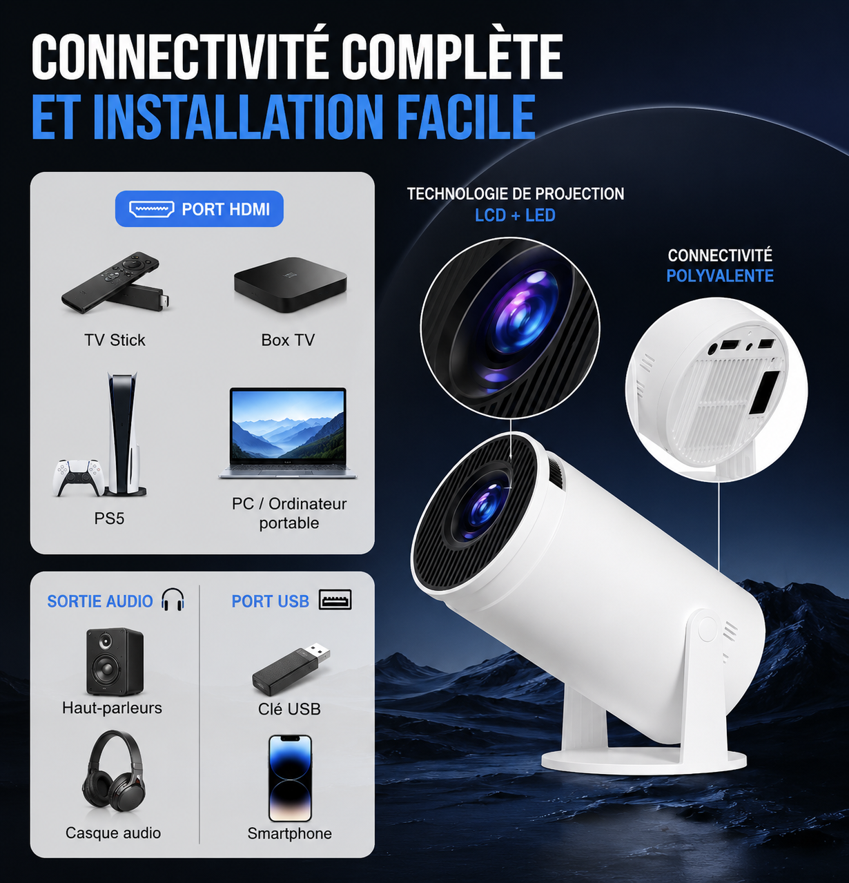 CineDream - Votre Cinéma Portable à Emporter Partout